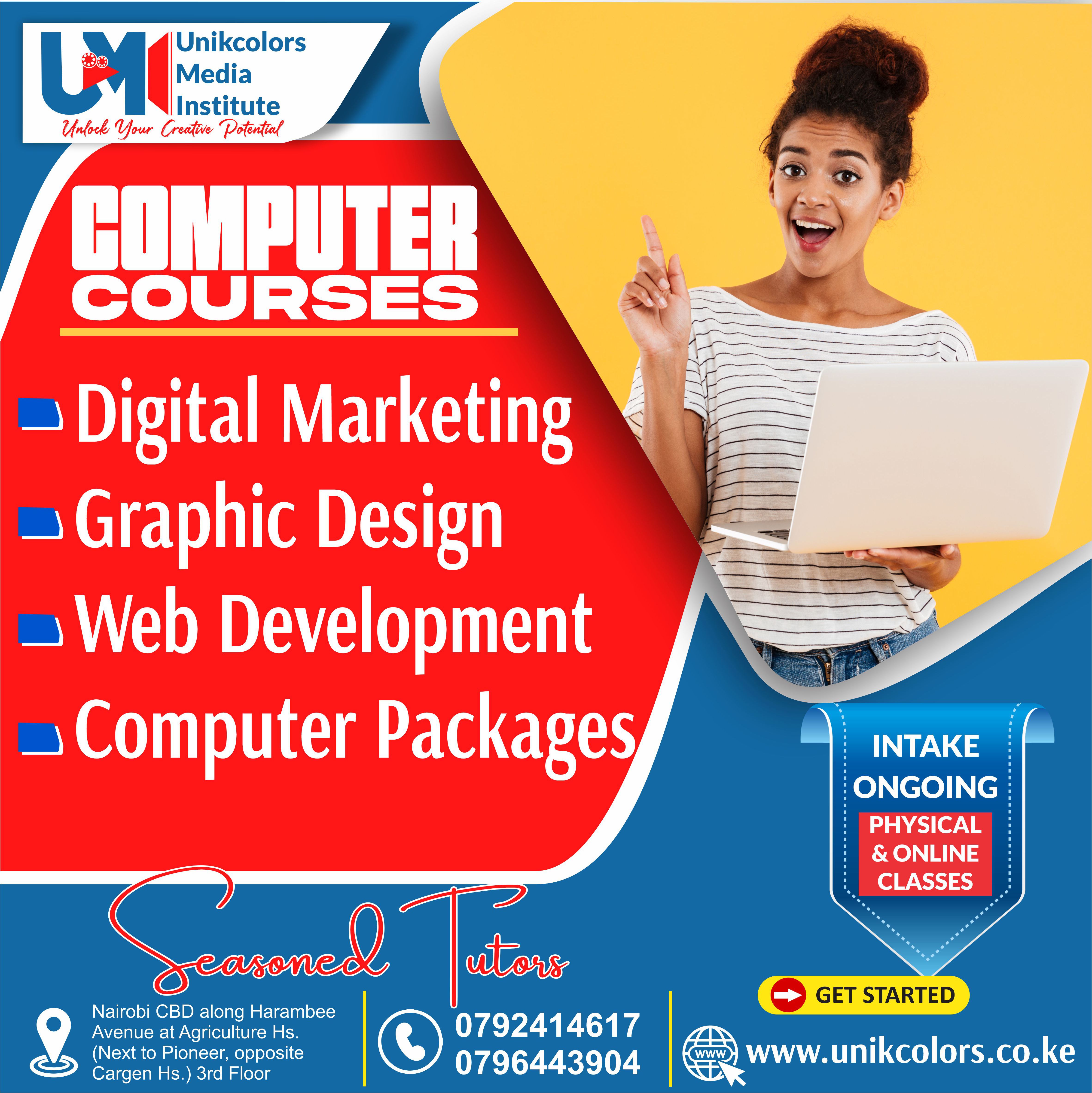 COMPUTER COURSES - GRAPHIC DESIGN | DIGITAL MARKETING | WEB DEVELOPMENT | COMPUTER PACKAGES